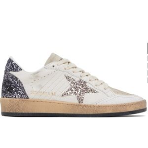 GOLDEN GOOSE | Ball Star (White & Taupe US 6/IT 36)